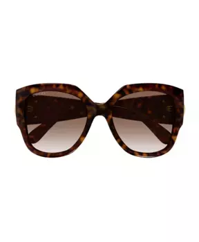Солнцезащитные очки Gucci, коричневый