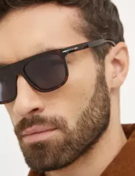 Солнцезащитные очки Gucci, коричневый