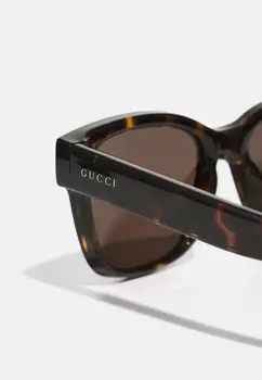 Солнцезащитные очки Gucci, коричневый