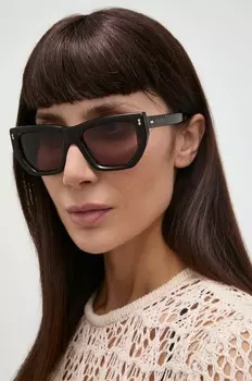 Солнцезащитные очки Gucci, коричневый