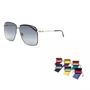 Солнцезащитные очки Gucci Logo, золотой