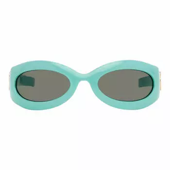 Солнцезащитные очки GUCCI Oval, голубой