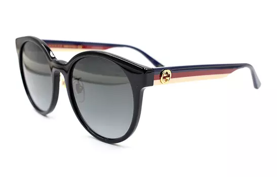 Солнцезащитные очки Gucci Oval женские, черный