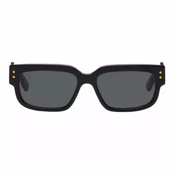Солнцезащитные очки Gucci Rectangular, черный