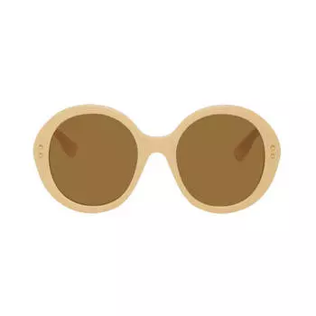 Солнцезащитные очки Gucci Round, жёлтый