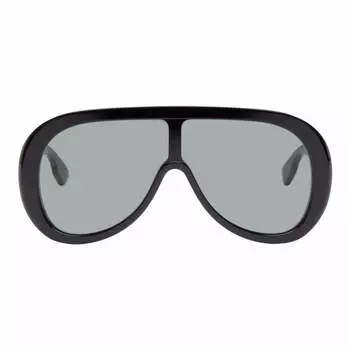 Солнцезащитные очки Gucci Shield, черный