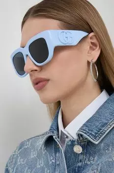 Солнцезащитные очки Gucci, синий
