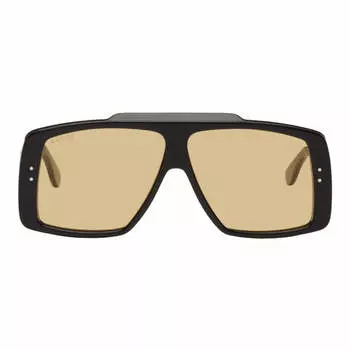 Солнцезащитные очки Gucci Square, черный