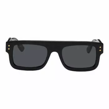 Солнцезащитные очки Gucci Square, черный