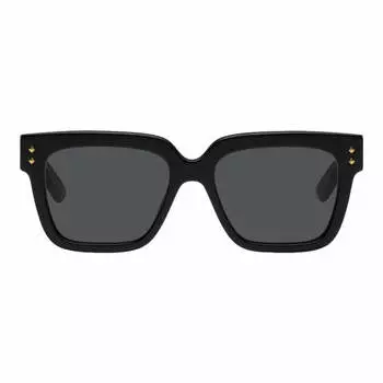 Солнцезащитные очки Gucci Square, черный