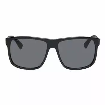 Солнцезащитные очки Gucci Square, черный