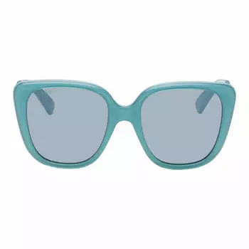 Солнцезащитные очки Gucci Square, голубой
