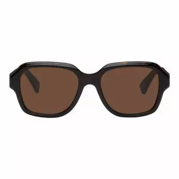 Солнцезащитные очки Gucci Square, коричневый