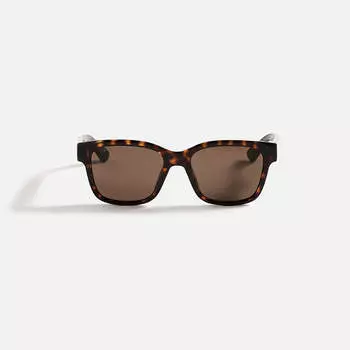Солнцезащитные очки Gucci Square Sunglasses, цвет Havana