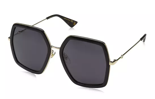 Солнцезащитные очки Gucci Square женские, черный