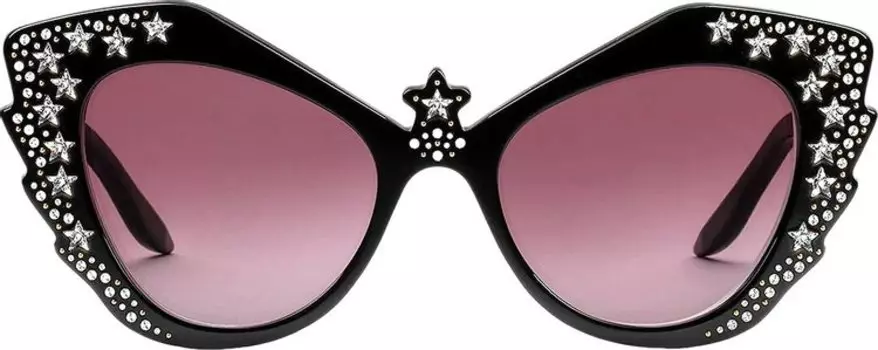 Солнцезащитные очки Gucci Star Stud Crystal Acetate Cat-Eye Sunglasses