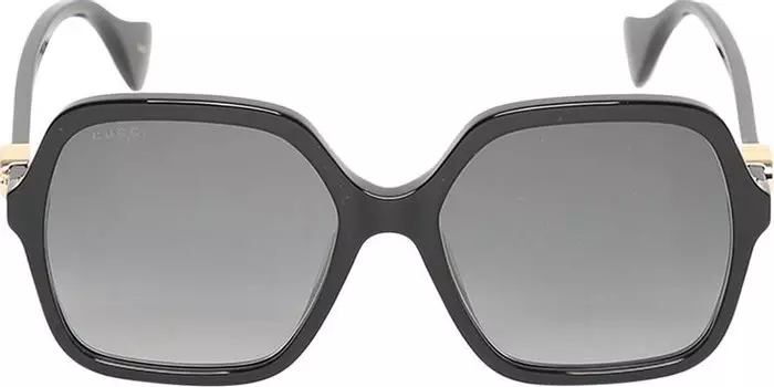 Солнцезащитные очки Gucci Sunglasses Black, черный