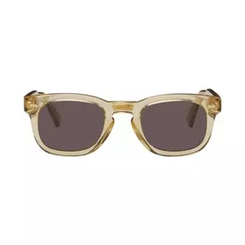 Солнцезащитные очки Gucci Taupe Square, коричневый