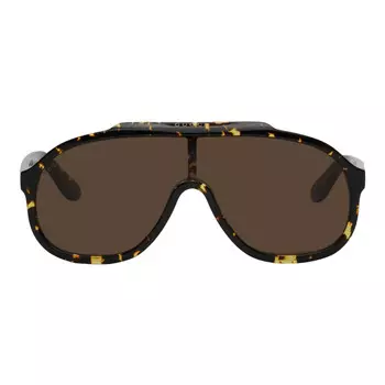 Солнцезащитные очки Gucci Tortoiseshell Havana, коричневый