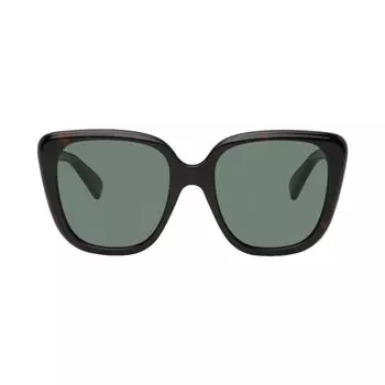 Солнцезащитные очки Gucci Tortoishell Square, коричневый