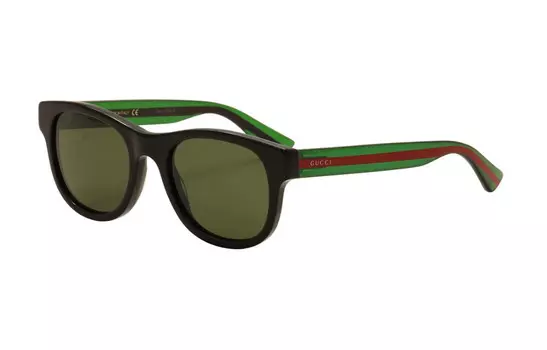 Солнцезащитные очки GUCCI унисекс, Black/Green