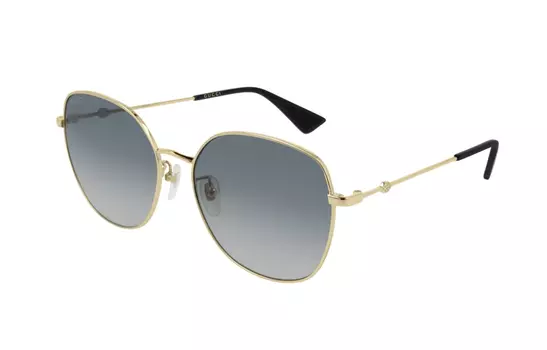 Солнцезащитные очки Gucci, золотой / черный