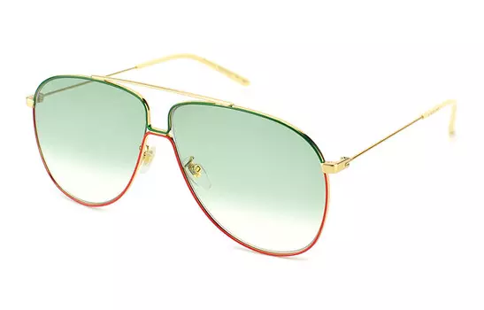 Солнцезащитные очки Gucci Unisex, зеленый
