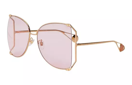 Солнцезащитные очки Gucci женские, темно-розовый
