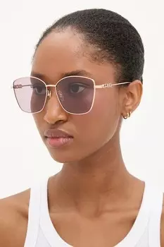Солнцезащитные очки Gucci, золотой