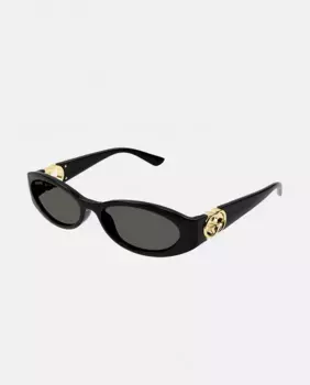 Солнцезащитные очки Гуччи Gucci, черный