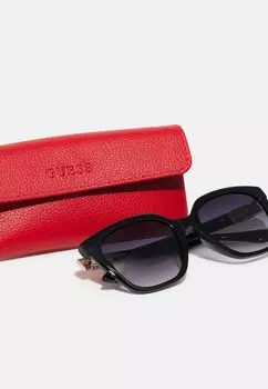 Солнцезащитные очки Guess, блестящие черные