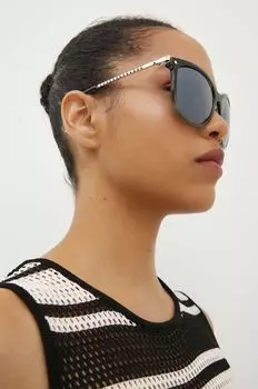 Солнцезащитные очки Guess, черный