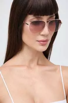 Солнцезащитные очки Guess, коричневый