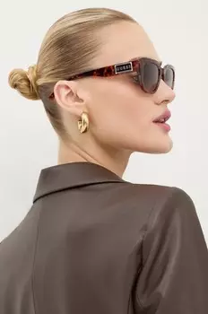 Солнцезащитные очки Guess, коричневый