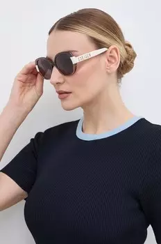 Солнцезащитные очки Guess, коричневый