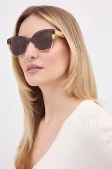 Солнцезащитные очки Guess, коричневый
