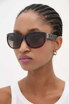 Солнцезащитные очки Guess, коричневый