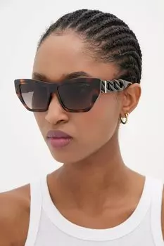 Солнцезащитные очки Guess, коричневый