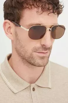 Солнцезащитные очки Guess, золотой