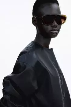 Солнцезащитные очки H&M, коричневый