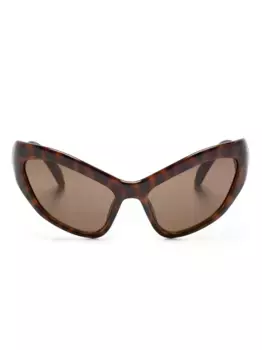 Солнцезащитные очки Hamptons в оправе 'кошачий глаз' Balenciaga Eyewear, коричневый