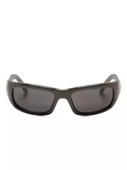 Солнцезащитные очки Hamptons в прямоугольной оправе Balenciaga Eyewear, коричневый