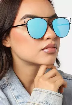 Солнцезащитные очки Haute Sauce, черный