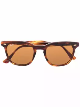 Солнцезащитные очки Hawkeye в квадратной оправе Ray-Ban, коричневый