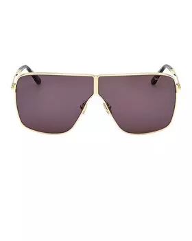 Солнцезащитные очки Хаксли Tom Ford, цвет Shiny Deep Gold & Smoke