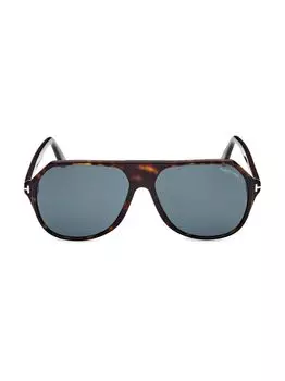 Солнцезащитные очки Hayes 55MM Navigator Tom Ford, синий