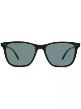 Солнцезащитные очки HAYES в прямоугольной оправе Garrett Leight, черный