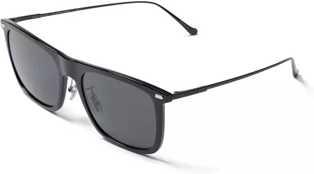 Солнцезащитные очки HC8356 COACH, цвет Black/Dark Grey Solid