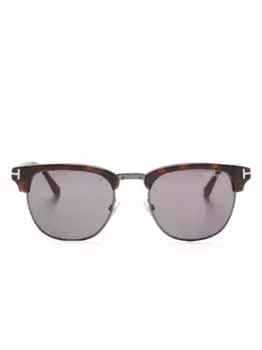 Солнцезащитные очки Henry TOM FORD Eyewear, коричневый