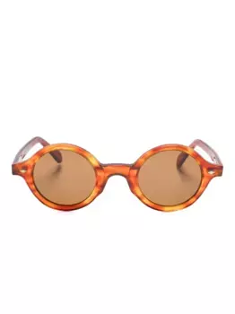 Солнцезащитные очки Hopkins в круглой оправе Family Affair, коричневый